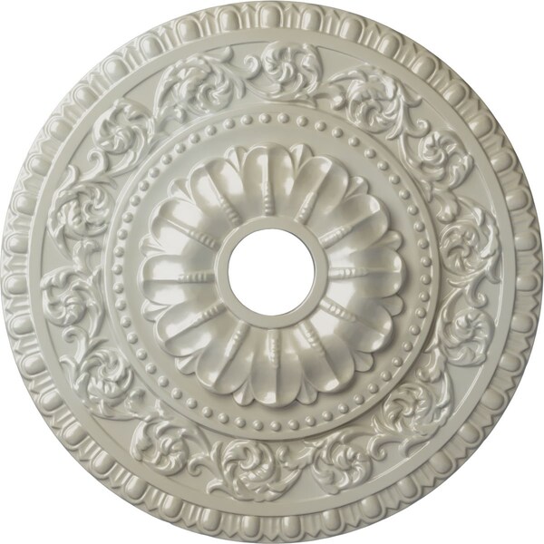 Ekena Millwork Vaduz Ceiling Medallion (Fits Canopies up to 3 1/2"), 23 1/2"OD x 3 1/2"ID x 2 1/8"P, Flash Blue CM23VAFBS - main